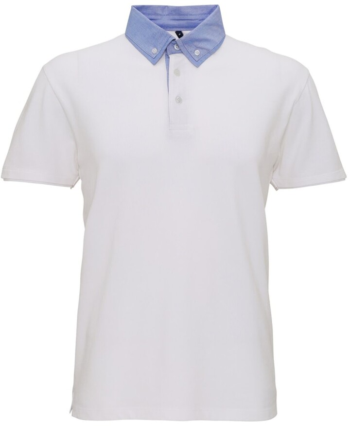 button collar polo shirts