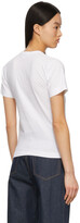 Thumbnail for your product : Comme des Garçons PLAY White Bottom Heart T-Shirt