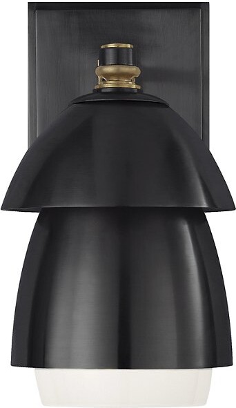 Visual Comfort Signature Whitman Bath Wall Sconce in Black