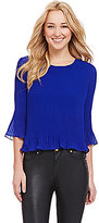 Thumbnail for your product : Sugar Lips Sugarlips Darling Pleated Top