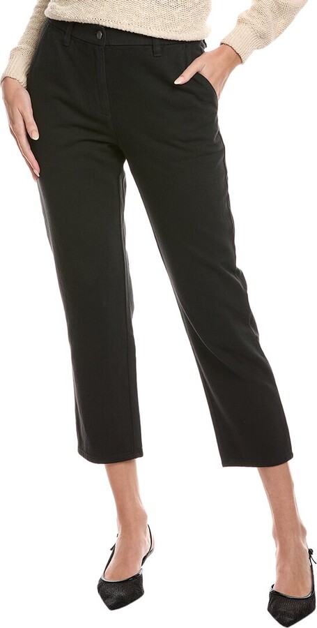 Eileen Fisher Petite Garment-Dyed Utility Tapered Pant