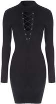 Thumbnail for your product : Jane Norman Lace Up Jumper Dress