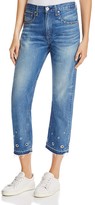 Thumbnail for your product : Rag & Bone JEAN Vintage Crop Jeans in Medium Wash