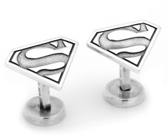 Asstd National Brand DC Comics Sterling Silver Superman Cuff Links