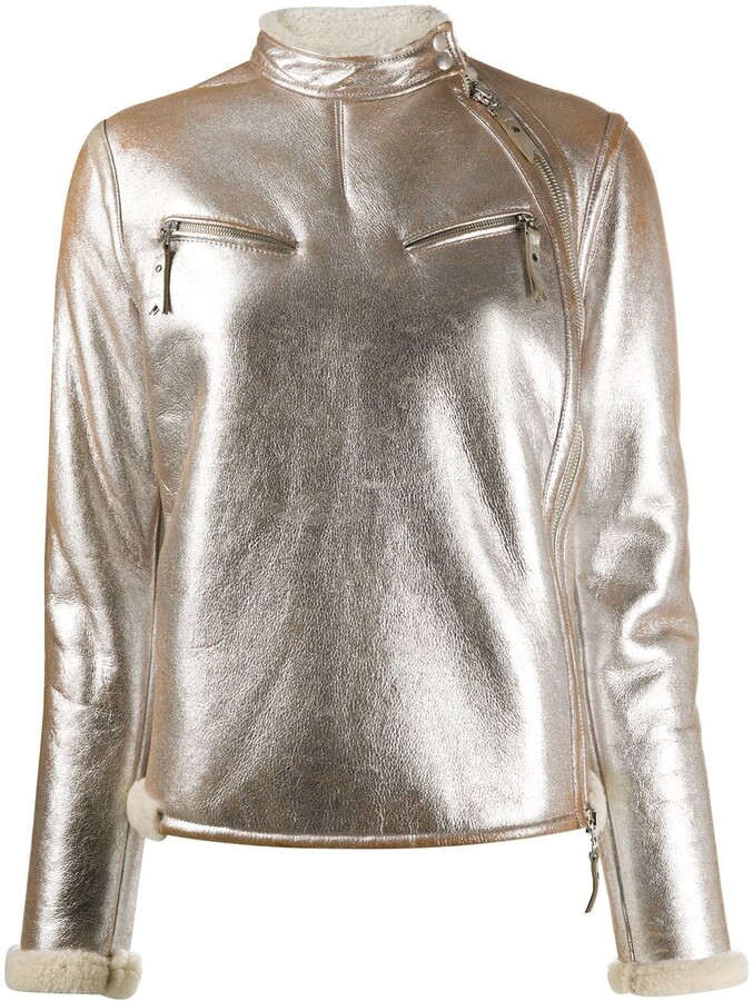 gf ferre leather jacket