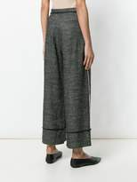 Thumbnail for your product : Pringle turn up wide leg trousers