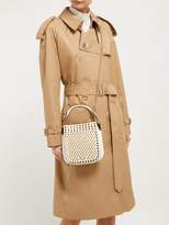 Thumbnail for your product : Prada Margit City Small Studded Leather Cross-body Bag - Womens - White