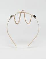 Thumbnail for your product : ASOS Statement Gem Filigree Crown Headband