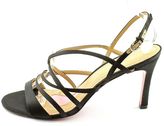 Thumbnail for your product : Paris Hilton Womens Azure Black Satin Heel Pumps