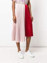 Thumbnail for your product : Cédric Charlier asymmetric pleated skirt