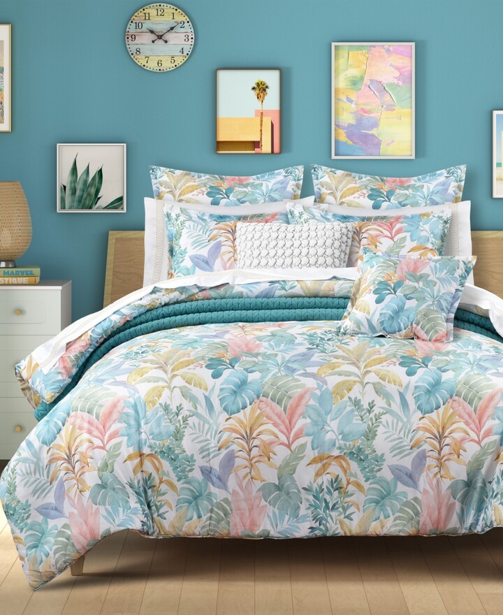 J by J Queen Bold Bahama 3-Pc. Comforter Set Full/Queen