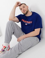 Thumbnail for your product : Polo Ralph Lauren Big & Tall sport capsule flag logo T-shirt in navy