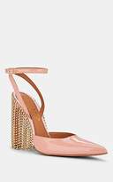 Thumbnail for your product : Area Women's Crystal-Fringe Patent Leather Pumps - Nudeflesh