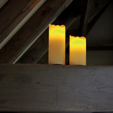 Thumbnail for your product : OKA Pillar LED Candle, Tall - Ivory