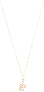 TJMAXX 14Kt Gold Diamond Snake Pendant Necklace, Diamond/Gold