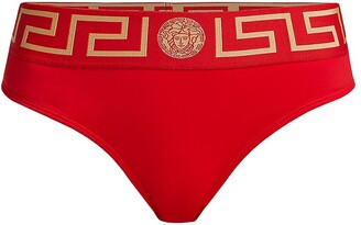 Versace Greca Border Bikini Briefs - ShopStyle Panties