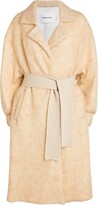 Alpaca-Virgin Wool Belted Coat 
