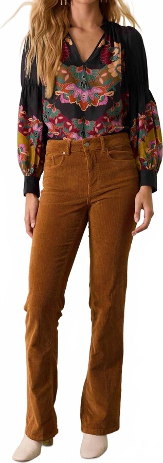 CABALLERO Women's Jillian Top In Black Floral