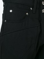 Thumbnail for your product : Hood by Air logo print straight leg trousers