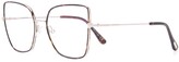 Thumbnail for your product : Tom Ford Eyewear Oversized Frame Glasses