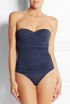 Thumbnail for your product : Heidi Klein Ravello ruched bandeau swimsuit