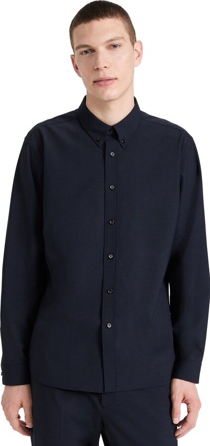 Theory Hugh Button Down Classic Tailor Shirt