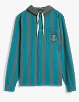 Thumbnail for your product : Stussy Hooded Flannel Shirt