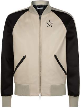 Givenchy Leather Star Bomber Jacket