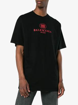 Balenciaga BB Mode print cotton t shirt