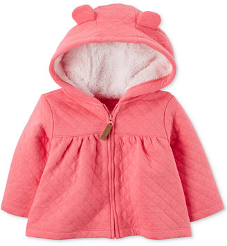 Carter's Hooded Fleece-Lined Quilted Jacket, Baby Girls (0-24 months)