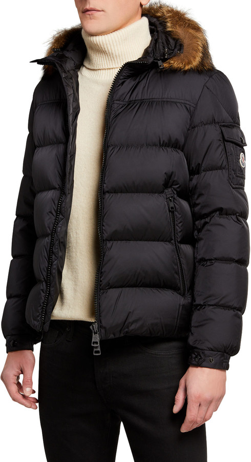 moncler marque jacket black