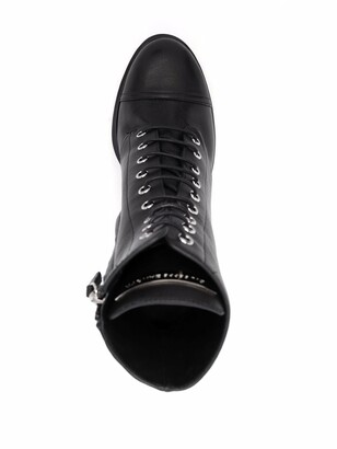 Giuseppe Zanotti Lace-Up High-Heel Boots