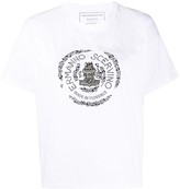 Thumbnail for your product : Ermanno Scervino crystal logo detailed T-shirt