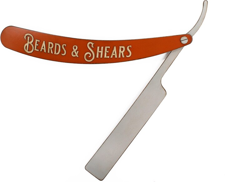 Personalized Straight Razor Decor Vintage Barber Shop Sign