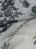 Thumbnail for your product : Alexander McQueen gothic motif scarf