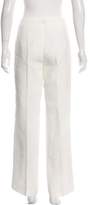 Thumbnail for your product : Max Mara Linen Mid-Rise Pants