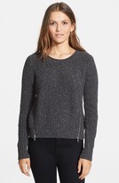 Thumbnail for your product : Autumn Cashmere Zip Detail Chunky Cashmere Knit Sweater