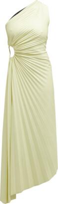A.L.C. Delfina Cut-Out Pleated Midi Dress