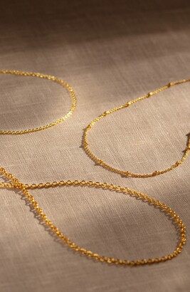 Monica Vinader Fine Chain Link Necklace