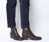 Thumbnail for your product : Office Able Back Zip Block Heel Boots Brown