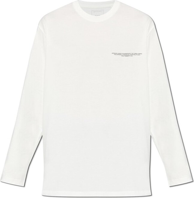 Y-3 X Adidas Logo Printed Crewneck T-Shirt