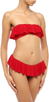 Thumbnail for your product : Norma Kamali Ruffled Bandeau Bikini Top