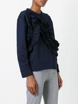 Thumbnail for your product : Cédric Charlier ruffled panel sweatshirt