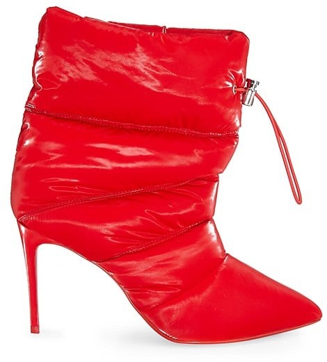 red designer boots