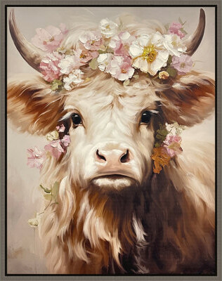 Red Barrel Studio Pasture Princess Canvas Wall Art