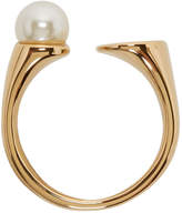 Thumbnail for your product : Chloé Gold and Pearl Small Darcey Ring
