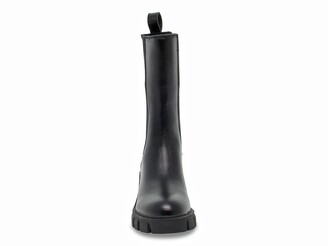 Steve Madden Womens Black Leather Boots