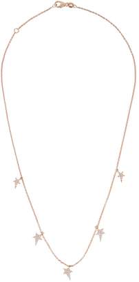 Diane Kordas Rose Gold Star Pendant Necklace