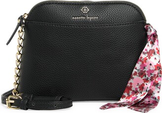 Nanette Lepore 4 Piece Wallet Crossbody/Handbag gift set Dark Brown Logo  New