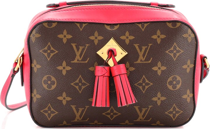 Louis Vuitton Fuchsia Monogram Canvas Saintonge Bag - ShopStyle
